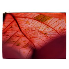 Leaf Copper Leaf Plant Nature Cosmetic Bag (xxl)