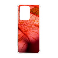 Leaf Copper Leaf Plant Nature Samsung Galaxy S20 Ultra 6 9 Inch Tpu Uv Case by Ravend