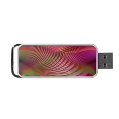 Illustration Pattern Abstract Colorful Shapes Portable Usb Flash (one Side)