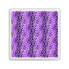 Purple Leopard  Memory Card Reader (square) by DinkovaArt