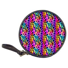 Rainbow Leopard Classic 20-cd Wallets by DinkovaArt