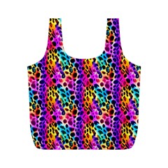 Rainbow Leopard Full Print Recycle Bag (m)