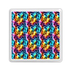 Rainbow Leopard 2 Memory Card Reader (square) by DinkovaArt