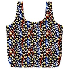 Colorful Leopard Full Print Recycle Bag (xxl) by DinkovaArt