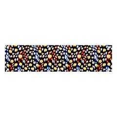 Colorful Leopard Banner And Sign 4  X 1  by DinkovaArt