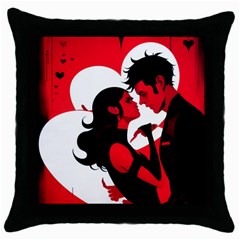 3 - Science Love And Art 2 - Science Love And Art Throw Pillow Case (black) by LemonPear