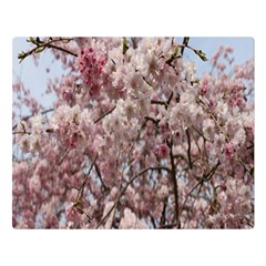 Almond Tree Flower Premium Plush Fleece Blanket (large) by artworkshop
