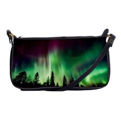 Aurora Borealis Northern Lights Nature Shoulder Clutch Bag by Ravend