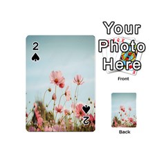 Cosmos Flower Blossom In Garden Playing Cards 54 Designs (mini) by artworkshop