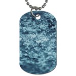 Water Splash Texture  Dog Tag (Two Sides) Front