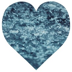 Water Splash Texture  Wooden Puzzle Heart