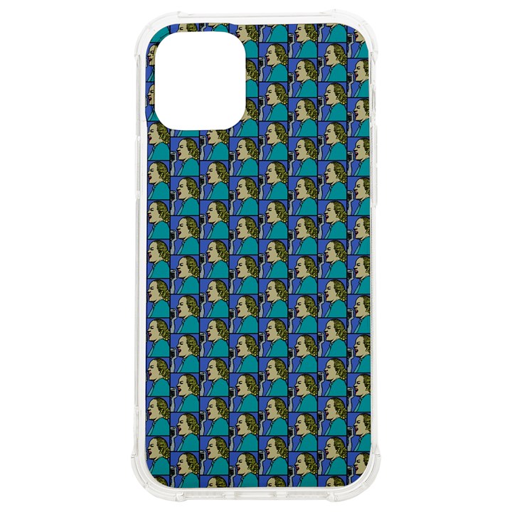 Evita Pop Art Style Graphic Motif Pattern iPhone 12/12 Pro TPU UV Print Case