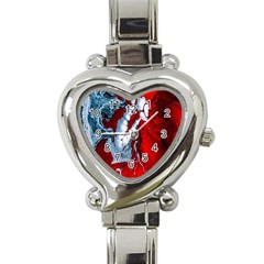 Design Pattern Decoration Heart Italian Charm Watch