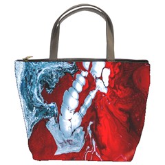 Design Pattern Decoration Bucket Bag by artworkshop