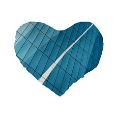 Design Texture Standard 16  Premium Flano Heart Shape Cushions by artworkshop