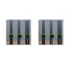 Exterior Building Pattern Cufflinks (square) by artworkshop