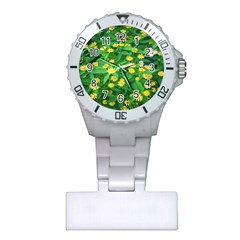 Flower Plant Spring Plastic Nurses Watch by artworkshop