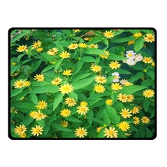 Flower Plant Spring Fleece Blanket (small) by artworkshop