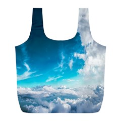 Landscape Sky Clouds Hd Wallpaper Full Print Recycle Bag (l) by artworkshop