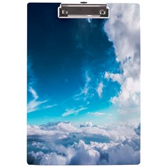 Landscape Sky Clouds Hd Wallpaper A4 Acrylic Clipboard by artworkshop