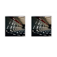 Leading Lines A Holey Walls Cufflinks (square) by artworkshop