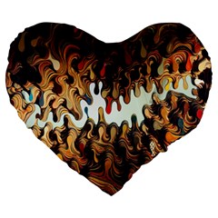 Art Installation Science Museum London Large 19  Premium Heart Shape Cushions by artworkshop
