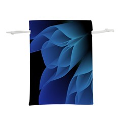 Abstract Blue Background Lightweight Drawstring Pouch (l) by artworkshop