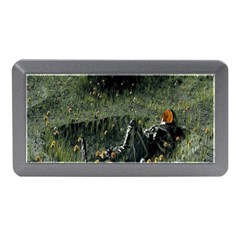 Astronaut Lying In Flowers Fantasy Memory Card Reader (mini) by artworkshop