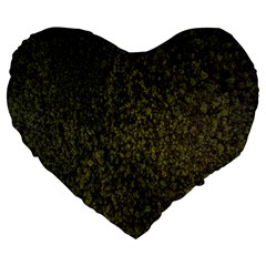 Green Grunge Background Large 19  Premium Flano Heart Shape Cushions by artworkshop