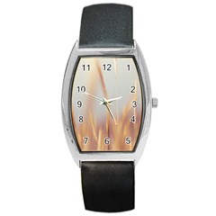 Nature Plants Color Barrel Style Metal Watch by artworkshop