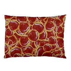 Cookies With Strawberry Jam Motif Pattern Pillow Case by dflcprintsclothing