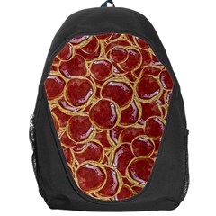 Cookies With Strawberry Jam Motif Pattern Backpack Bag by dflcprintsclothing