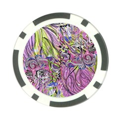 Abstract Intarsio Poker Chip Card Guard (10 Pack) by kaleidomarblingart