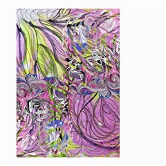 Abstract Intarsio Small Garden Flag (two Sides) by kaleidomarblingart