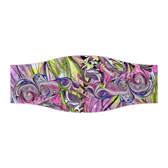 Abstract Intarsio Stretchable Headband by kaleidomarblingart