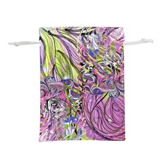 Abstract Intarsio Lightweight Drawstring Pouch (m) by kaleidomarblingart