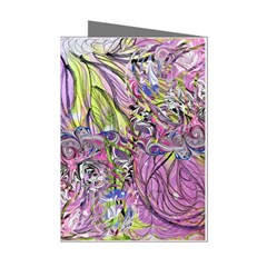 Abstract Intarsio Mini Greeting Cards (pkg Of 8)