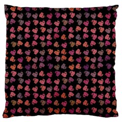 Mixed Colors Flowers Motif Pattern Standard Premium Plush Fleece Cushion Case (one Side) by dflcprintsclothing