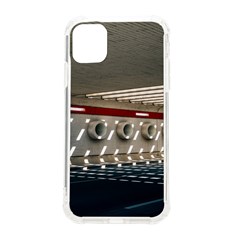 Patterned Tunnels On The Concrete Wall Iphone 11 Tpu Uv Print Case by artworkshop