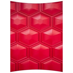 Red Textured Wall Back Support Cushion