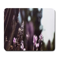 Purple Flower Pattern Large Mousepad by artworkshop