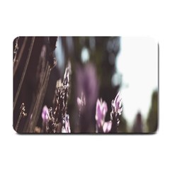 Purple Flower Pattern Small Doormat