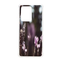 Purple Flower Pattern Samsung Galaxy S20 Ultra 6.9 Inch TPU UV Case