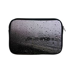 Rain On Glass Texture Apple Ipad Mini Zipper Cases by artworkshop