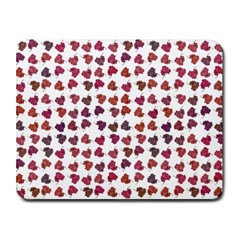 Mixed Colors Flowers Bright Motif Pattern Small Mousepad