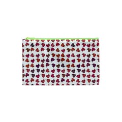 Mixed Colors Flowers Bright Motif Pattern Cosmetic Bag (xs) by dflcprintsclothing