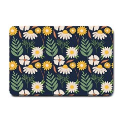 Flower Grey Pattern Floral Small Doormat