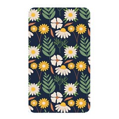 Flower Grey Pattern Floral Memory Card Reader (rectangular)