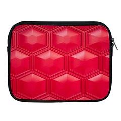 Red Textured Wall Apple Ipad 2/3/4 Zipper Cases by artworkshop