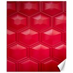 Red Textured Wall Canvas 8  x 10  8.15 x9.66  Canvas - 1